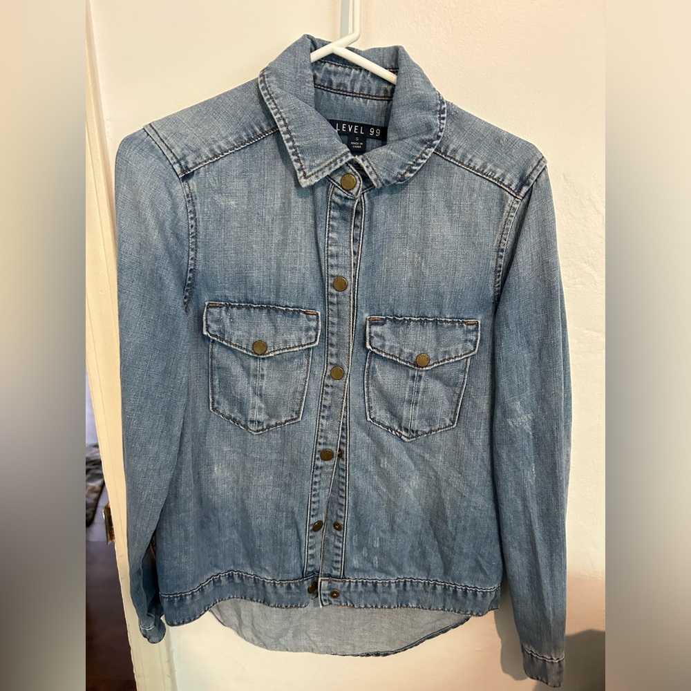 level 99 denim shirt